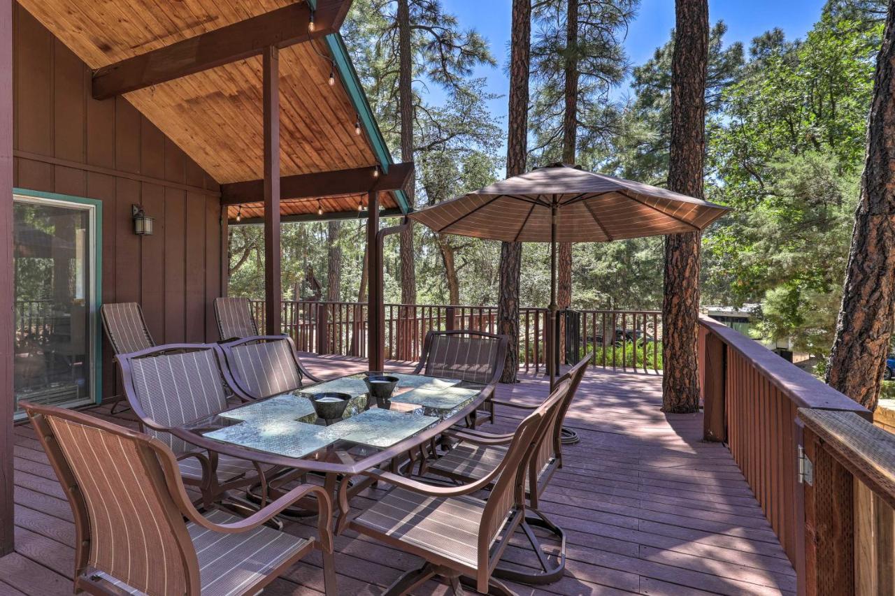 Rustic-Chic Prescott Cabin With Deck In Wooded Area! Buitenkant foto