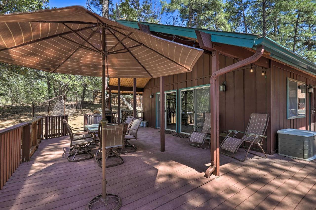 Rustic-Chic Prescott Cabin With Deck In Wooded Area! Buitenkant foto
